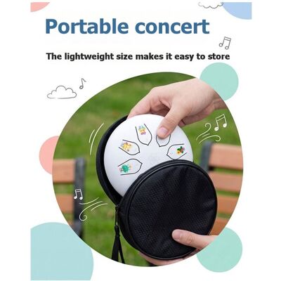 Unbranded Steel Tongue Drum for Kids Calming Bedtime Musical Gift, 6 Inch 8 Notes Hand Dru Unbranded Steel Tongue Drum for Kids Calming Bedtime Musical Gift, 6 Inch 8 Notes Hand Dru