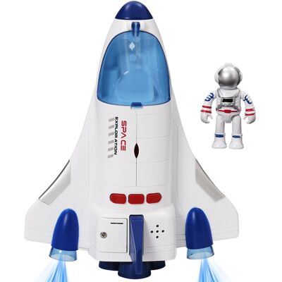 YULEYU Spaceship Toy Set for Boys Girls, Including Astronauts Figure YULEYU Spaceship Toy Set for Boys Girls, Including Astronauts Figure