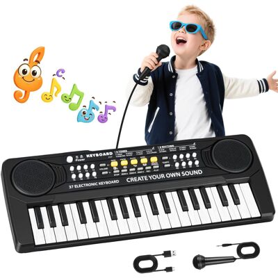 m zimoon 37 Keys Kids Piano Keyboard,Electronic Music Piano with Microphone m zimoon 37 Keys Kids Piano Keyboard,Electronic Music Piano with Microphone