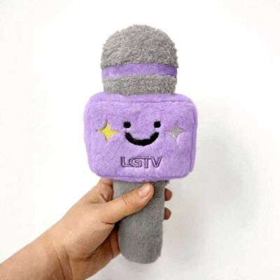 Unbranded (Purple) Microphone Kids Friendly Plush Toy Stuffed Doll For Creative Gift Decor Unbranded (Purple) Microphone Kids Friendly Plush Toy Stuffed Doll For Creative Gift Decor