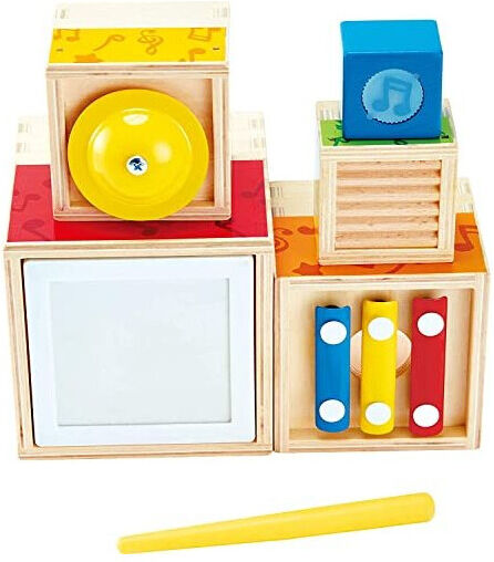 Music Set For Kids, Hape Multi Musical Block Set, With 5 Musical Instruments. 18