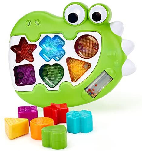 hahaland Baby Toys for 1 Year Old Boys Girls - Light up Shape Sorter Musical Toddlers Toy