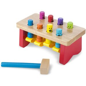 Melissa & Doug Deluxe Pounding Bench Toddler Toy Wooden Hammer Toy Melissa & Doug Deluxe Pounding Bench Toddler Toy Wooden Hammer Toy