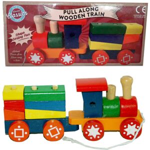 A to Z Wooden Train & Carriage A to Z Wooden Train & Carriage