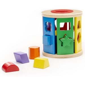 Melissa & Doug Wooden Shape Sorter - Shape Sorter Toy Melissa & Doug Wooden Shape Sorter - Shape Sorter Toy