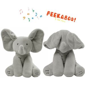 Unbranded Peek-a-Boo Singing Elephant Plush Toy - Educational Musical Gift for Babies & Ki Unbranded Peek-a-Boo Singing Elephant Plush Toy - Educational Musical Gift for Babies & Ki