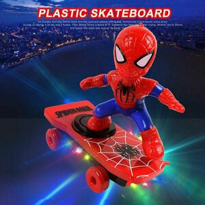 Unbranded Spider-Man Electric Skateboard Toy for Kids - Lights, Music, 360 Spin, Self-Righ Unbranded Spider-Man Electric Skateboard Toy for Kids - Lights, Music, 360 Spin, Self-Righ