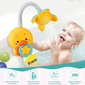 Ranpo Cute Electric Duck Bath Toys With Adjusted Hose Ranpo Cute Electric Duck Bath Toys With Adjusted Hose