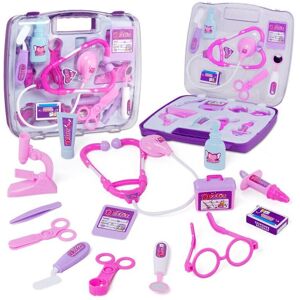 Unbranded (pink) Kids Childrens Role Play Doctor Nurses Toy Medical Set Kit Gift Hard Carr Unbranded (pink) Kids Childrens Role Play Doctor Nurses Toy Medical Set Kit Gift Hard Carr