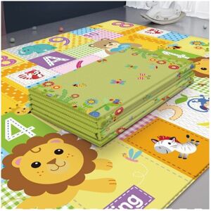 Geni-Store (Lion Grassland, 180x100x1cm) Foldable Baby Play Mat Children's Carpet Children Geni-Store (Lion Grassland, 180x100x1cm) Foldable Baby Play Mat Children's Carpet Children