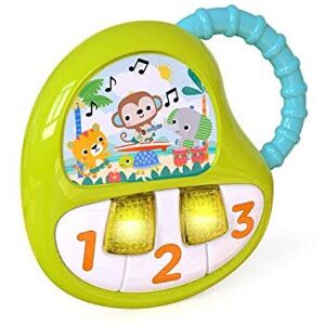 Bright Starts TropiKeys On-the-Go Light-Up Baby Piano Musical Toy with Easy-Gras Bright Starts TropiKeys On-the-Go Light-Up Baby Piano Musical Toy with Easy-Gras