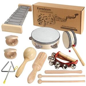 Unbranded Nutural Wooden Toys Musical Instruments for Toddler Preschool Kids Percussion S Unbranded Nutural Wooden Toys Musical Instruments for Toddler Preschool Kids Percussion S