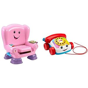Fisher-Price Laugh & Learn Smart Stages Chair, pink, interactive musical toddler toy & Chatte Fisher-Price Laugh & Learn Smart Stages Chair, pink, interactive musical toddler toy & Chatte