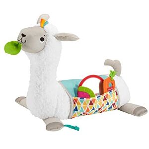 Fisher-Price Tummy Time Llama Plush, Grow-with-Me Baby Toy with Rattle, Mirror & Teether for Fisher-Price Tummy Time Llama Plush, Grow-with-Me Baby Toy with Rattle, Mirror & Teether for