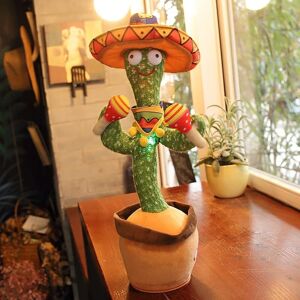 CLOSKYE Dancing Cactus Plush Toy Singing Recording Copy Talking Kids Gift CLOSKYE Dancing Cactus Plush Toy Singing Recording Copy Talking Kids Gift