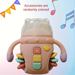 SKESRJTOP (pink) Music Light Bottle Grasp Bite Play Comfort Rattle Toy, Musical Toy Gift SKESRJTOP (pink) Music Light Bottle Grasp Bite Play Comfort Rattle Toy, Musical Toy Gift