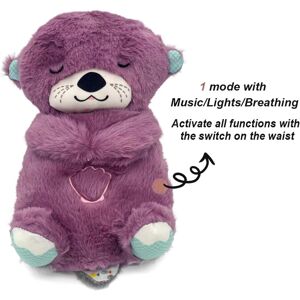 CLOSKYE (30CM, Purple Otter) Breathing Bear Baby Soothing Otter Plush Doll Toy Baby Kids CLOSKYE (30CM, Purple Otter) Breathing Bear Baby Soothing Otter Plush Doll Toy Baby Kids