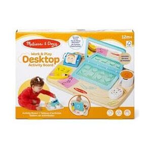 Melissa & Doug Wooden Work & Play Desktop Activity Board for Infants & Toddlers - Developmental Toy Melissa & Doug Wooden Work & Play Desktop Activity Board for Infants & Toddlers - Developmental Toy