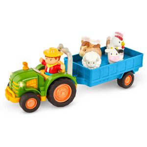 Battat Farming Fun Tractor & Trailer 7-Piece Farm Set with Lights, Animal Sounds Battat Farming Fun Tractor & Trailer 7-Piece Farm Set with Lights, Animal Sounds