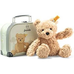 Steiff Cuddly Toy Bear Jimmy in Suitcase, Cute Stuffed Toy, Boys, Girls & Babies from 0 Steiff Cuddly Toy Bear Jimmy in Suitcase, Cute Stuffed Toy, Boys, Girls & Babies from 0