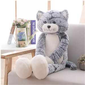 Unbranded (Cool Kat Gray, 70cm/27.5in) Pillow Cat Doll Doll Soft Xmas Plush Toy Child Gift Unbranded (Cool Kat Gray, 70cm/27.5in) Pillow Cat Doll Doll Soft Xmas Plush Toy Child Gift