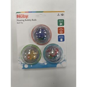 Nuby Floating Bubbly Buds Baby Bath Toy Sensory Play Easy to Hold Easy Clean Nuby Floating Bubbly Buds Baby Bath Toy Sensory Play Easy to Hold Easy Clean