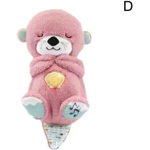 Unbranded (Pink) Baby Breathing Bear Soothing Otter Plush Doll Toy Kids Music Sleeping Com Unbranded (Pink) Baby Breathing Bear Soothing Otter Plush Doll Toy Kids Music Sleeping Com