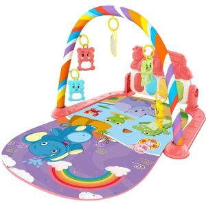 MDSRJONE (red elephant) Baby Music Rack Play Mat Kids Piano Keyboard Carpet Gym Crawling MDSRJONE (red elephant) Baby Music Rack Play Mat Kids Piano Keyboard Carpet Gym Crawling