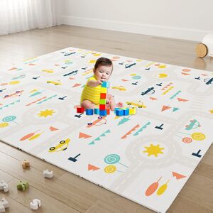 Dripex (Tree House + Road Thickness 1cm) Foldable Foam Baby Play Mat Dripex (Tree House + Road Thickness 1cm) Foldable Foam Baby Play Mat