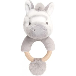 Keeleco Grey Baby Zebra Ring Rattle Keeleco Grey Baby Zebra Ring Rattle