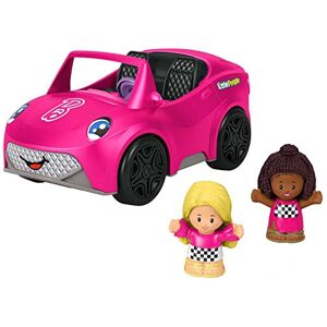 Fisher-Price Little People Barbie Toddler Toy Car Convertible with Mus Fisher-Price Little People Barbie Toddler Toy Car Convertible with Mus