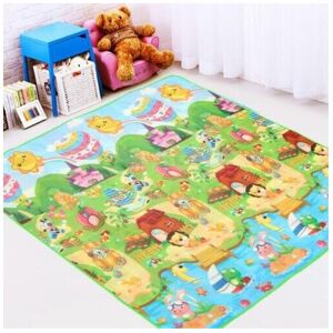 XYLFLY 200X180CM KIDS CRAWLING 2 SIDE PLAY MAT EDUCATIONAL GAME SOFT FOAM PICNIC CARPET XYLFLY 200X180CM KIDS CRAWLING 2 SIDE PLAY MAT EDUCATIONAL GAME SOFT FOAM PICNIC CARPET