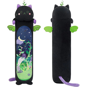 Unbranded (Black, 90cm/35.4in) Cat Long 2028in Plush Pillows Toy Stuffed Animals Black Gra Unbranded (Black, 90cm/35.4in) Cat Long 2028in Plush Pillows Toy Stuffed Animals Black Gra