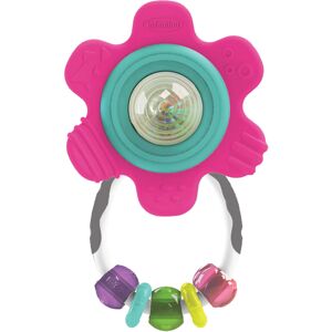 Infantino Spin & Teethe Gummy Pink Flower Rattle - Easy to Grab Chewy Infantino Spin & Teethe Gummy Pink Flower Rattle - Easy to Grab Chewy