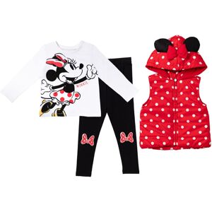 Disney Minnie Mouse Toddler Girls Vest Cosplay T-Shirt and Leggings 3 Disney Minnie Mouse Toddler Girls Vest Cosplay T-Shirt and Leggings 3
