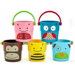 Skip Hop Baby Bath Toy Zoo Stack & Pour Buckets Skip Hop Baby Bath Toy Zoo Stack & Pour Buckets