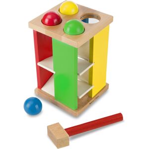 Melissa & Doug Deluxe Pound and Roll Wooden Tower Toy With Hammer - Po Melissa & Doug Deluxe Pound and Roll Wooden Tower Toy With Hammer - Po