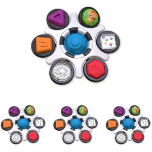 Baby Einstein Curiosity Clutch Fidget Sensory Toy and Pop It Rattle, BPA Free In Baby Einstein Curiosity Clutch Fidget Sensory Toy and Pop It Rattle, BPA Free In