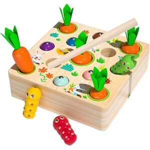 Unbranded Carrot Matching Toy Educational Baby Toy Fun Colorful Wooden Shape Sorter fo Unbranded Carrot Matching Toy Educational Baby Toy Fun Colorful Wooden Shape Sorter fo
