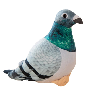 Jojomino Bird Plush Toy Simulation Pigeon Cute Animal Doll Photography Props Home Decorat Jojomino Bird Plush Toy Simulation Pigeon Cute Animal Doll Photography Props Home Decorat