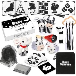 Joyreal Baby Sensory Toys, 13 Pcs Black and White Sensory Toys 0-6 Months, Foil Joyreal Baby Sensory Toys, 13 Pcs Black and White Sensory Toys 0-6 Months, Foil