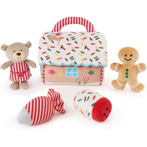 GUND Baby Play Soft Collection My First Gingerbread House 5-Piece Playset with R GUND Baby Play Soft Collection My First Gingerbread House 5-Piece Playset with R