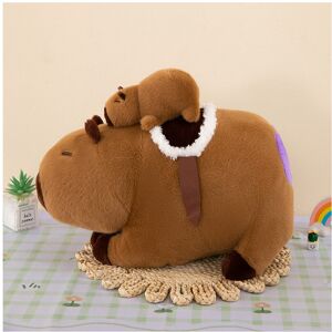 Unbranded (50cm/19.69in) Buttock Purple Capybara Plush Toy Cartoon Stuffed Doll Decoration Unbranded (50cm/19.69in) Buttock Purple Capybara Plush Toy Cartoon Stuffed Doll Decoration