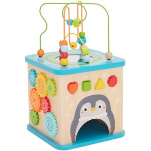 Amazon Basics Kids Wooden Educational Activity Learning Cube Toy Gift for Toddl Amazon Basics Kids Wooden Educational Activity Learning Cube Toy Gift for Toddl