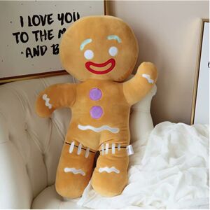 Unbranded (Biscuit Doll, 60cm) Man Gingerbread Plush Toy Pillow With Stuffed Pp Cotton For Unbranded (Biscuit Doll, 60cm) Man Gingerbread Plush Toy Pillow With Stuffed Pp Cotton For
