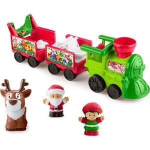 Fisher-Price Little People Toddler Toy Musical Christmas Train with Santa Elf & Fisher-Price Little People Toddler Toy Musical Christmas Train with Santa Elf &