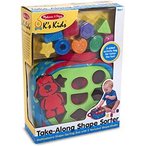 Melissa & Doug Ks Kids Take-Along Shape Sorter Baby Toy With 2-Sided Activity Ba Melissa & Doug Ks Kids Take-Along Shape Sorter Baby Toy With 2-Sided Activity Ba
