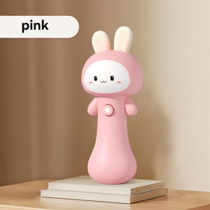Jehiatek Bunny Baby Rattle Toy with Light Sound Interactive Teething & Sensory Ideal East Jehiatek Bunny Baby Rattle Toy with Light Sound Interactive Teething & Sensory Ideal East