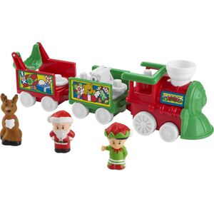 Fisher-Price Little People Toddler Toy Musical Christmas Train with Santa Elf & Fisher-Price Little People Toddler Toy Musical Christmas Train with Santa Elf &