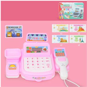 Unbranded (Pink) Play Miniature Cash Register Toy Sound Light Function Store Interactive K Unbranded (Pink) Play Miniature Cash Register Toy Sound Light Function Store Interactive K